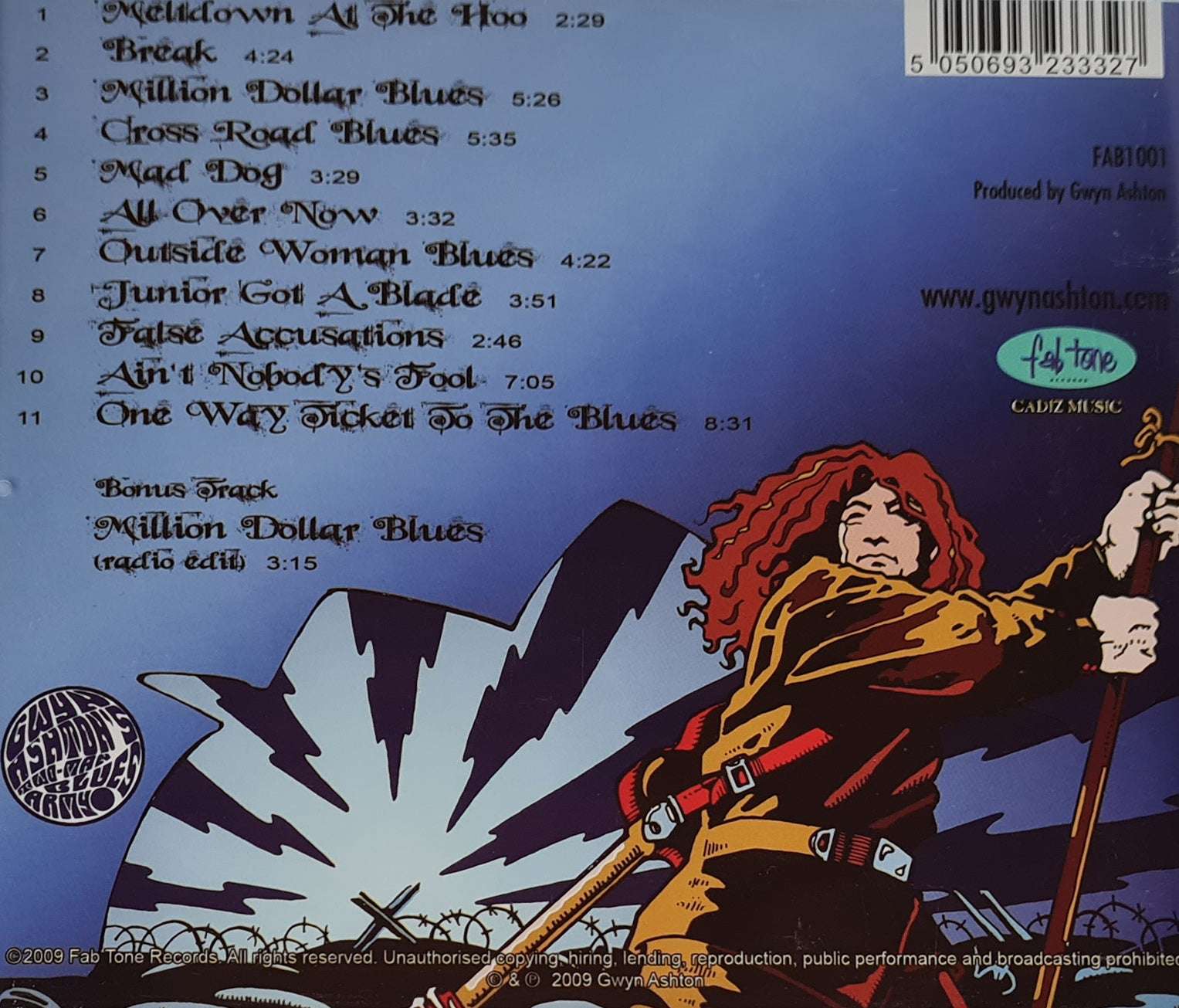 Gwyn Ashton - Two-Man Blues Army CD