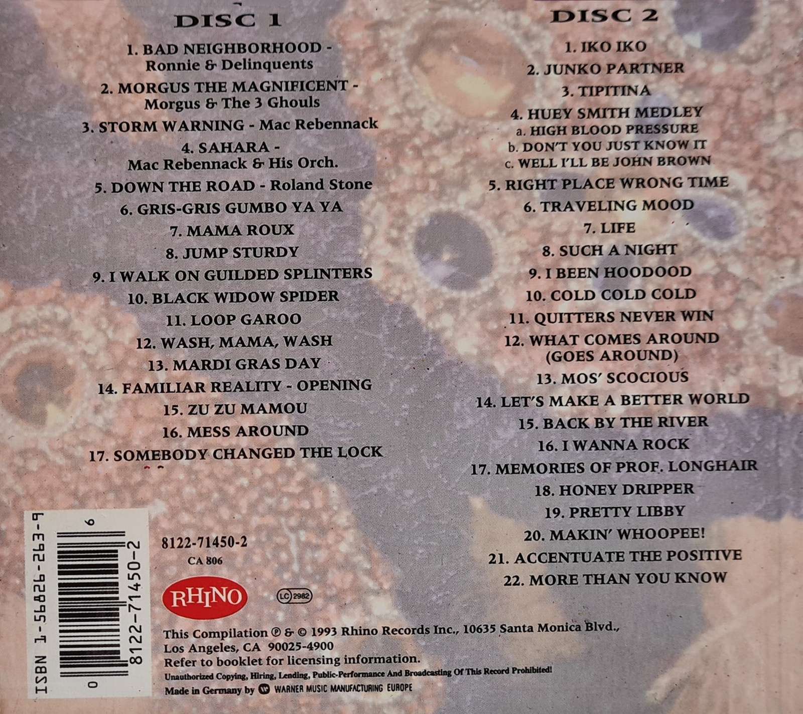 Dr. John - The Dr. John Anthology CD