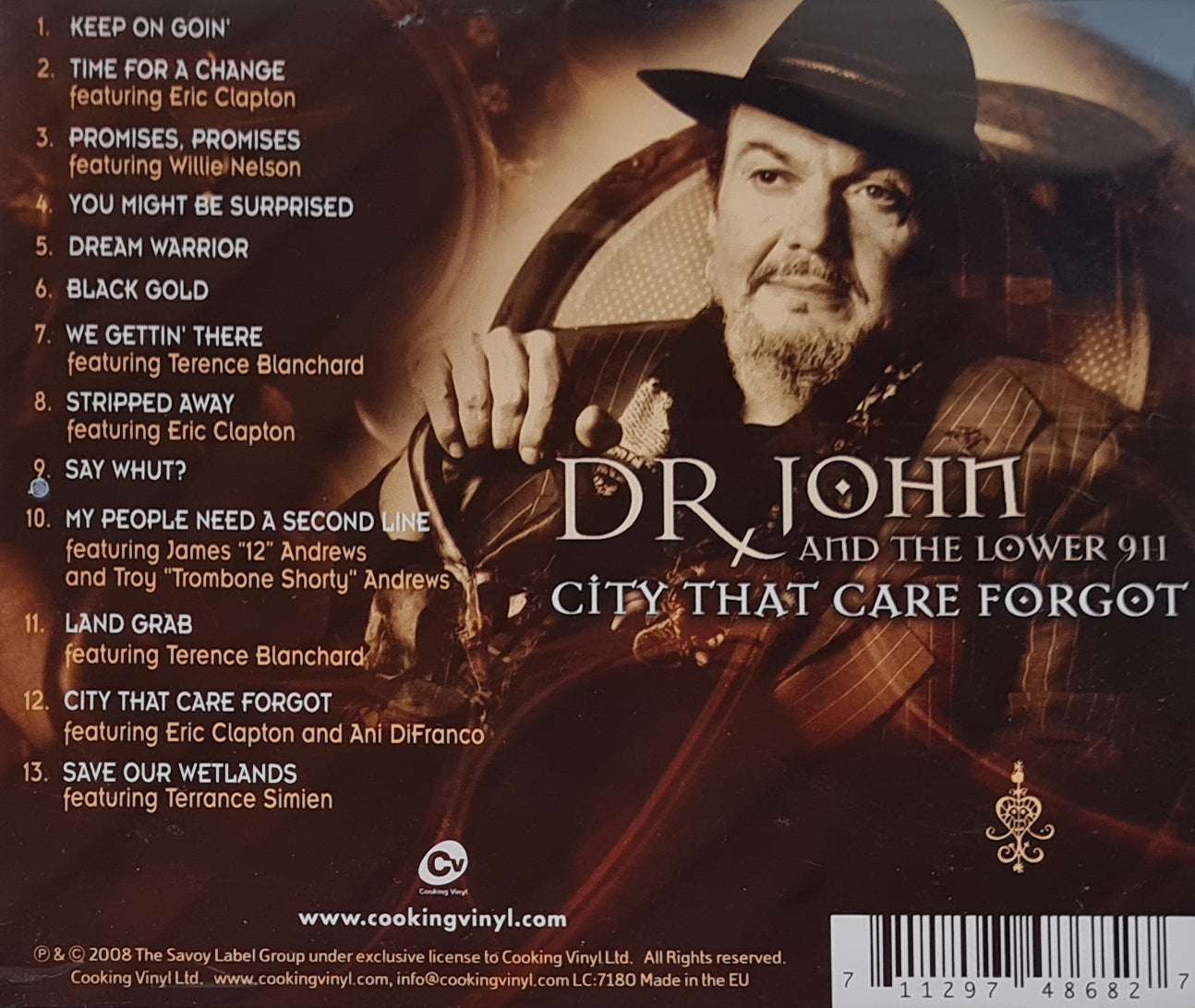 Dr. John and the Lower 911 - City that Care Forgot CD