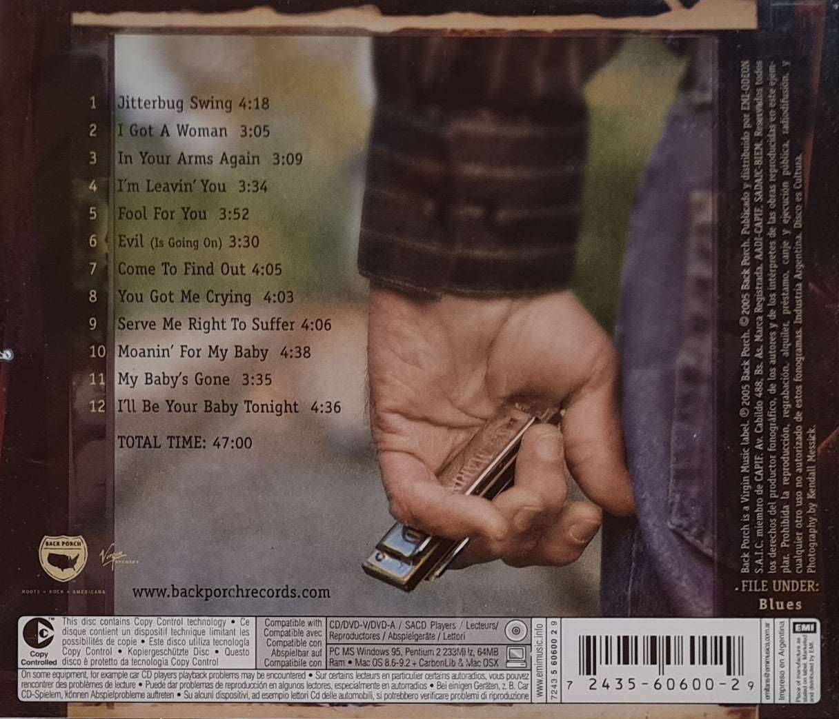 John Hammond - In Your Arms Again CD