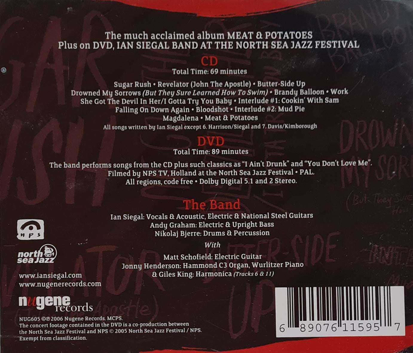 Ian Siegal - A Bigger Plate of Meat and Potatoes CD + DVD