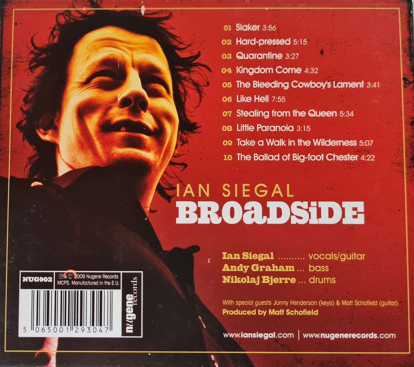 Ian Siegal - Broadside CD