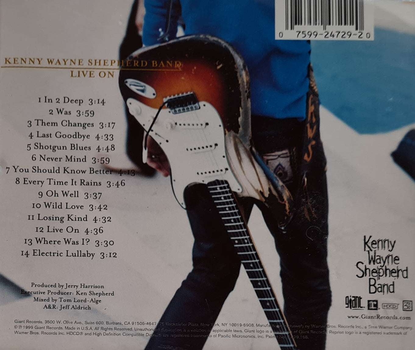 Kenny Wayne Shepherd Band - Live On CD