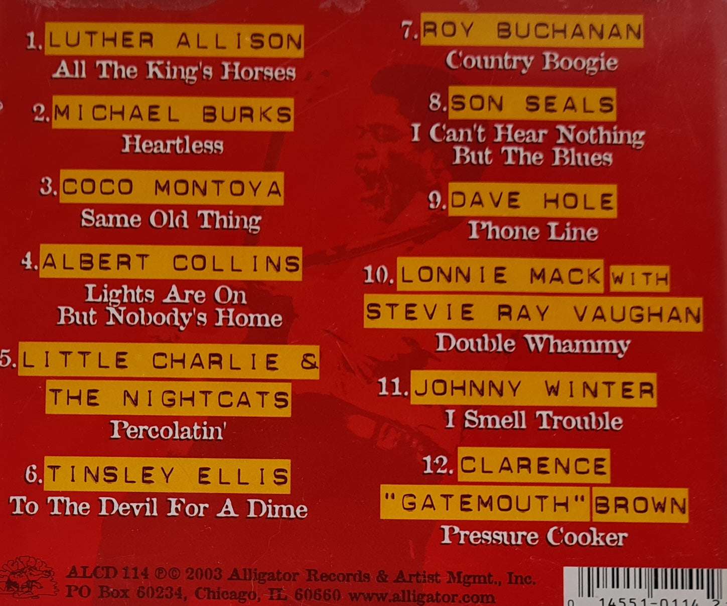 Alligator Records - Crucial Guitar Blues CD