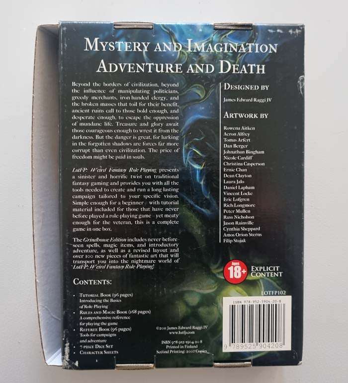 Lamentations of the Flame Princess - Weird Fantasy Roleplaying