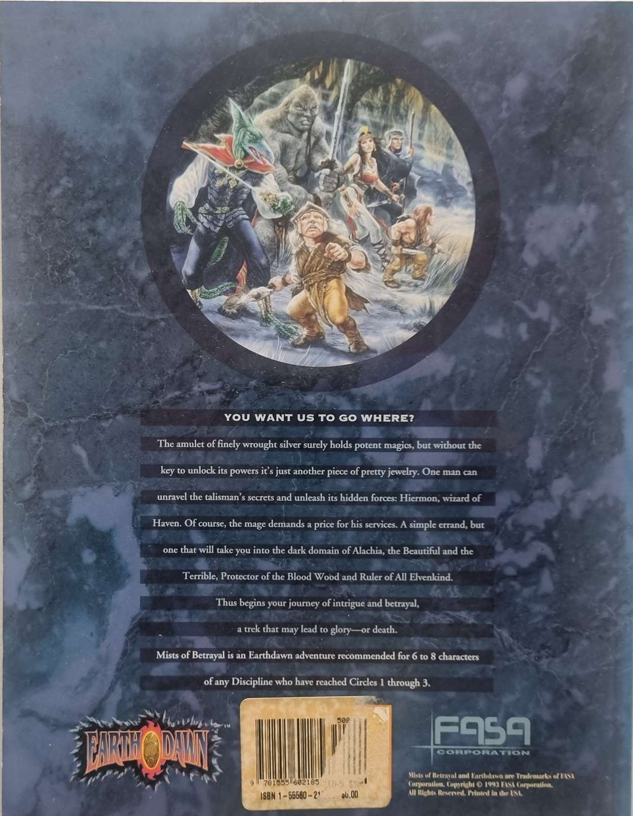 Earthdawn: Mists of Betrayal