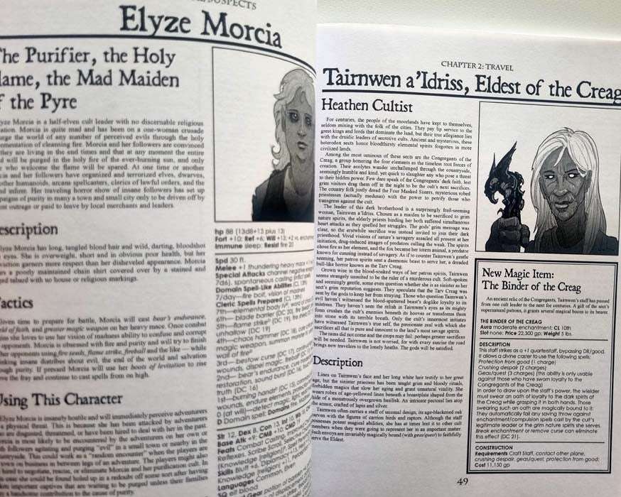 Usual Suspects A Gallery of NPCs Both Fair and Foul Pathfinder