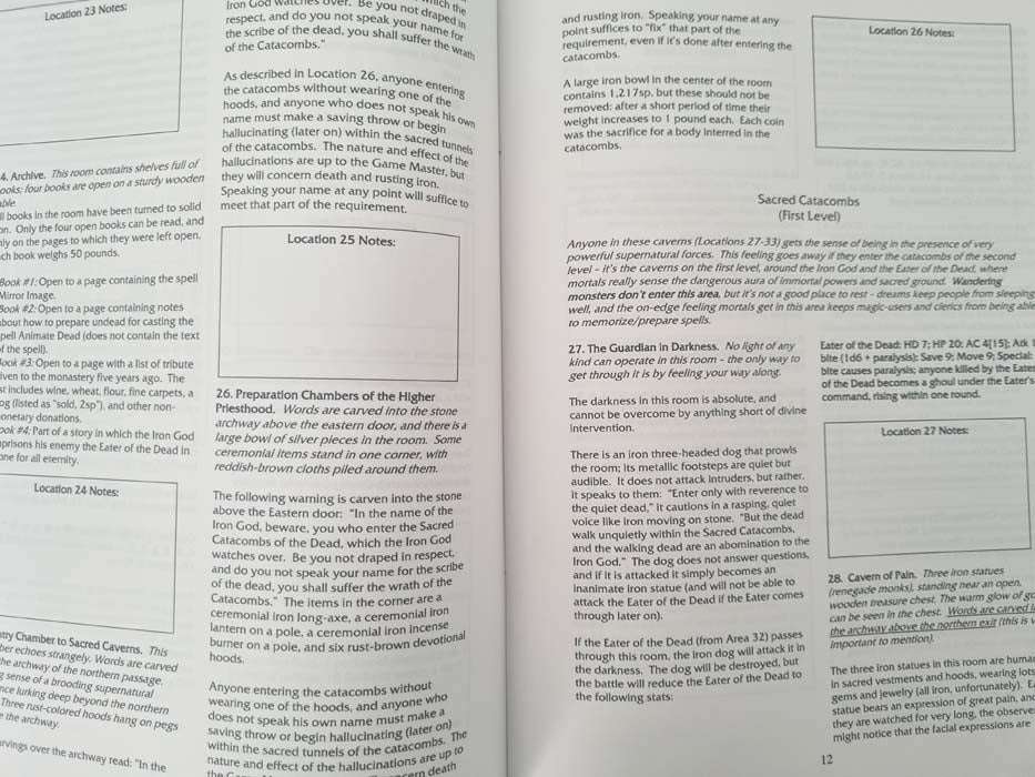 Tomb of the Iron God - Swords & Wizardry Module