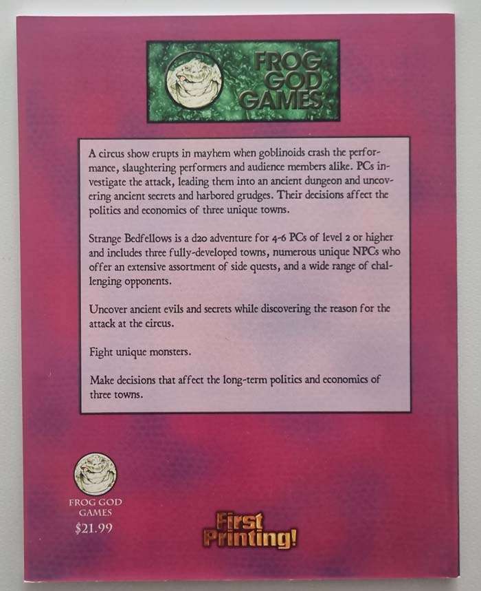 Strange Bedfellows Pathfinder FGG 2