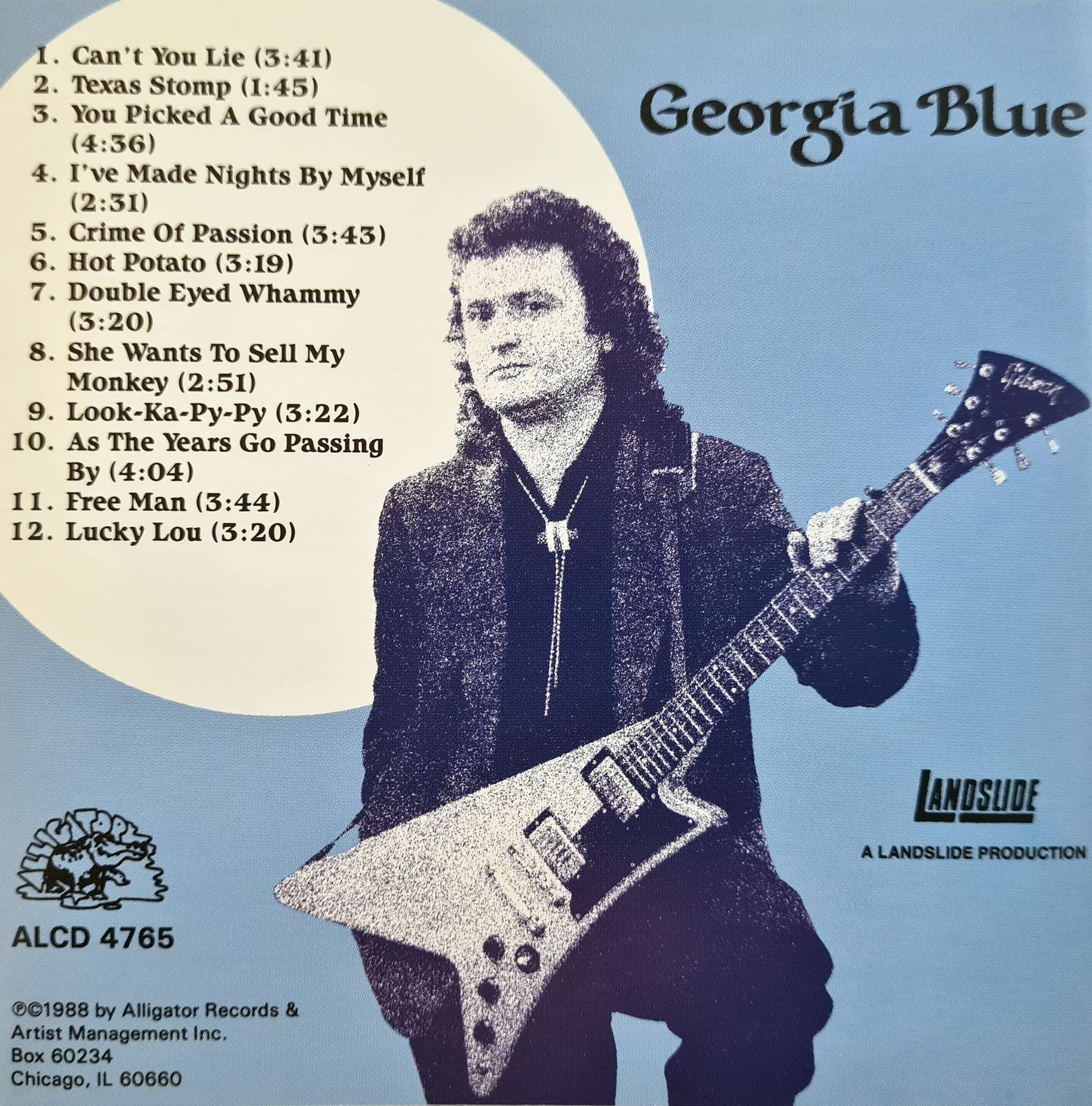 Tinsley Ellis - Georgia Blue CD