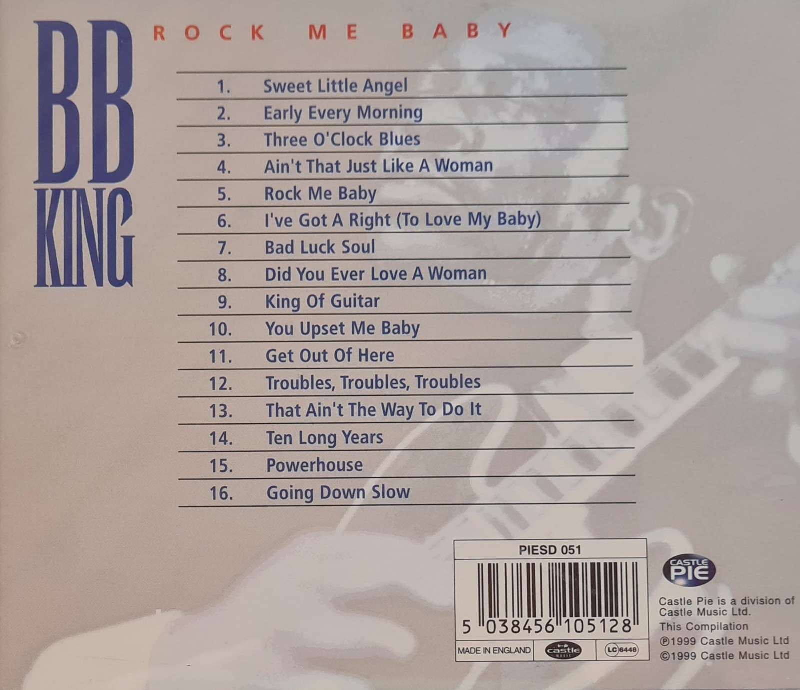 B.B. King - Rock Me Baby CD