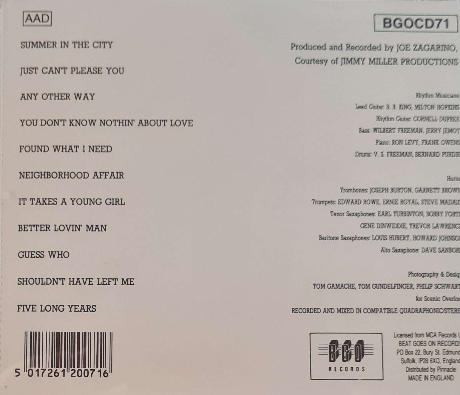 B.B. King - Guess Who CD