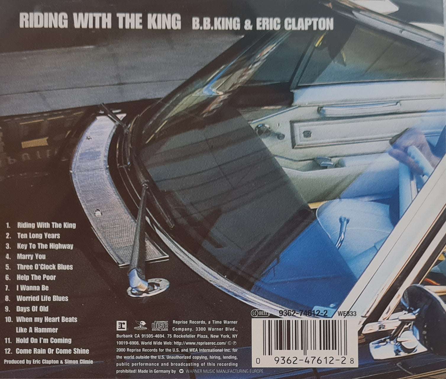 B.B. King & Eric Clapton - Riding with the King CD