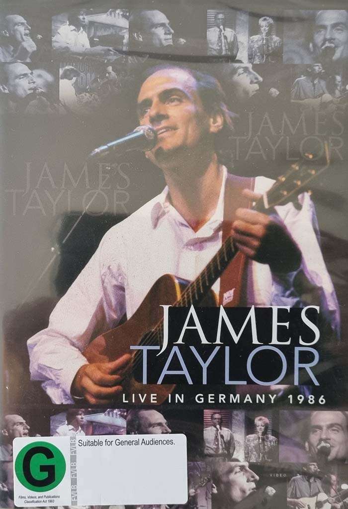 James Taylor Live in Germany 1986 DVD Brand New