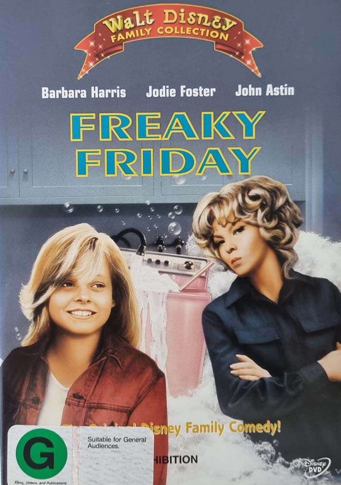 Freaky Friday DVD 1976