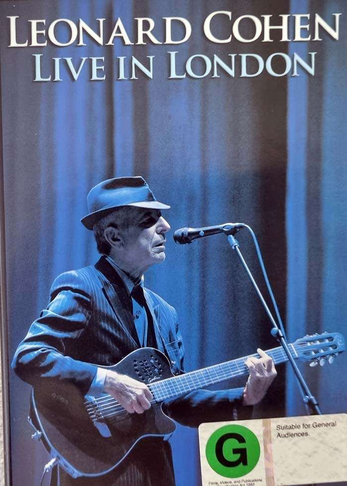 Leonard Cohen Live in London DVD
