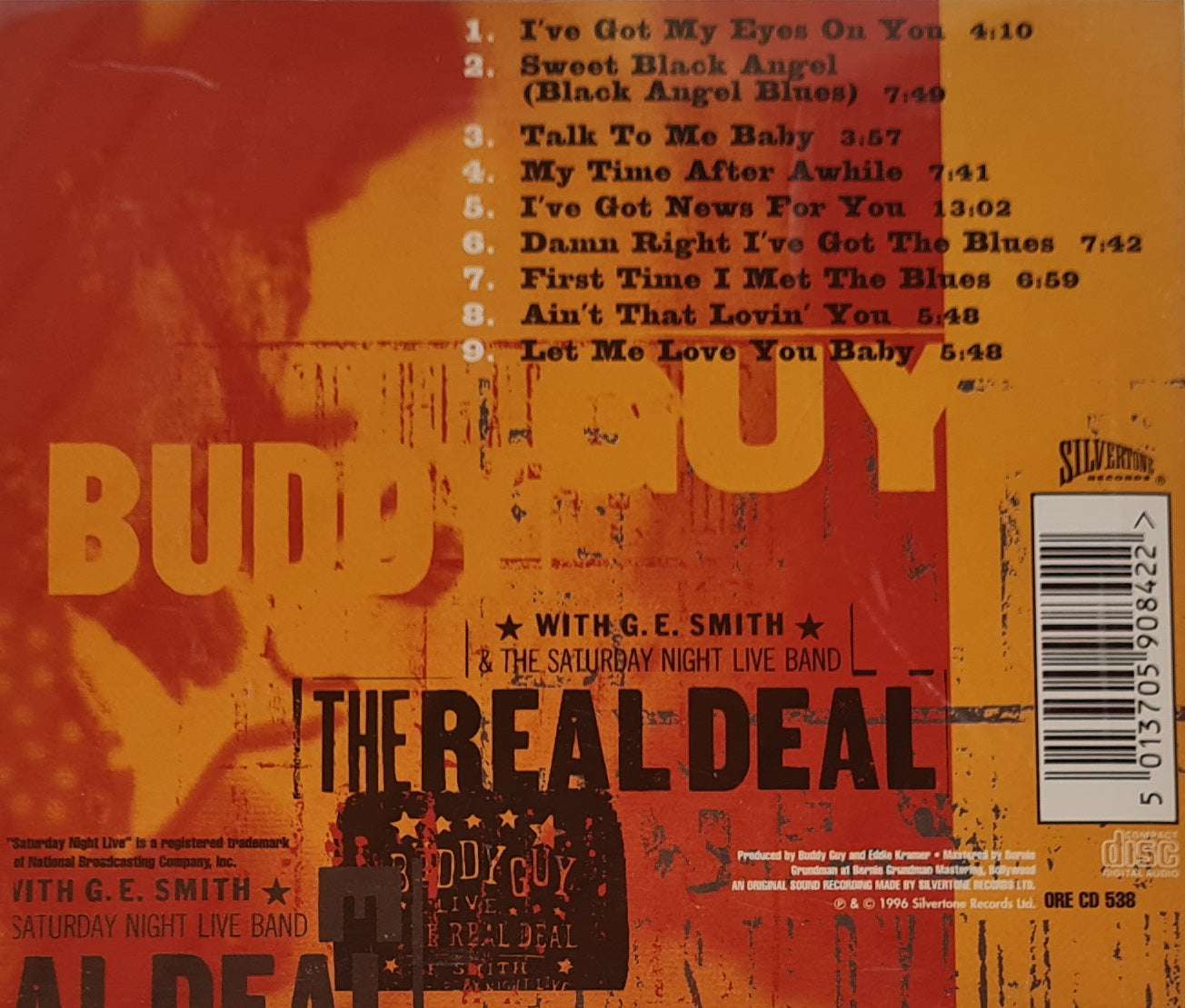Buddy Guy Live - The Real Deal CD