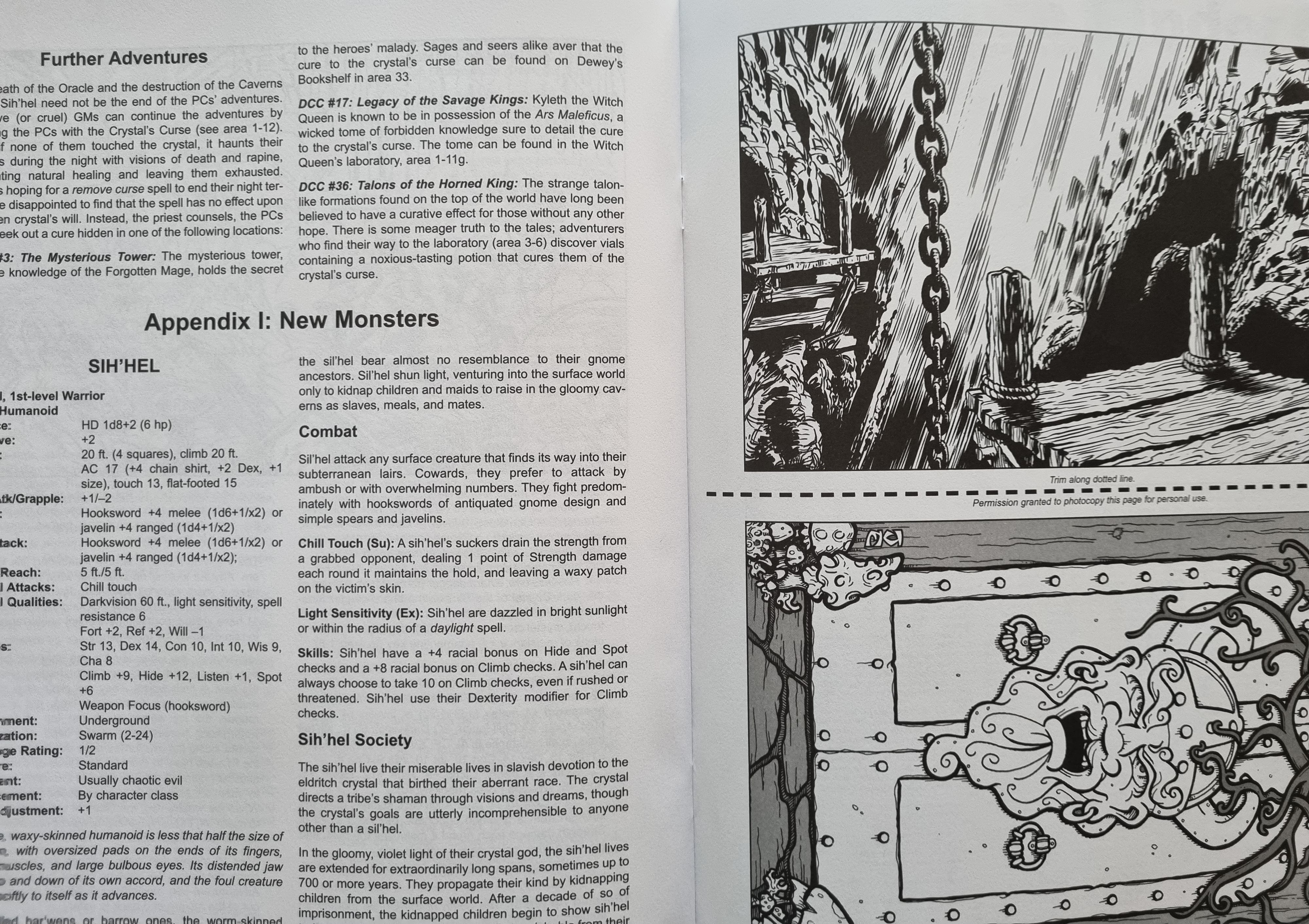 The Sinister Secret of Whiterock - Dungeon Crawl Classics (D20 System)