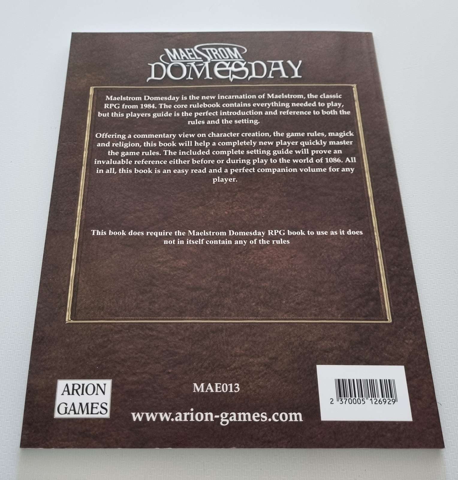 Maelstrom Domesday - Investigators Guide