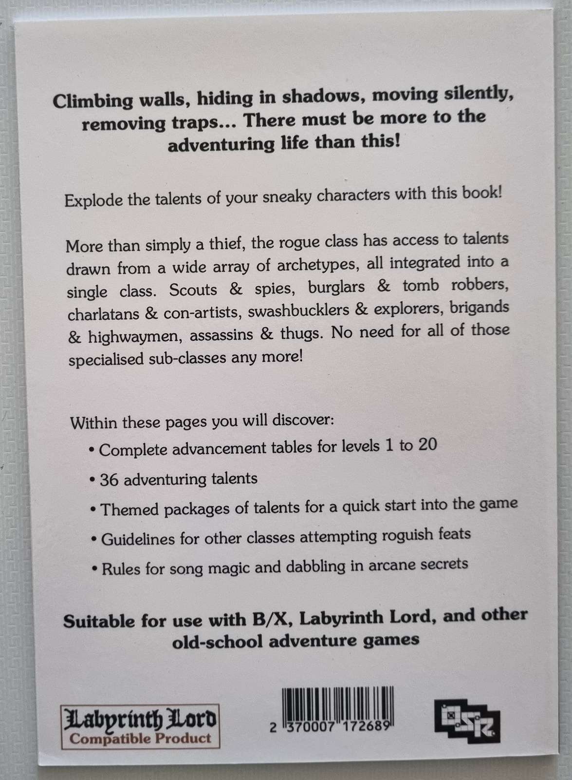 Labyrinth Lord - The B/X Rogue