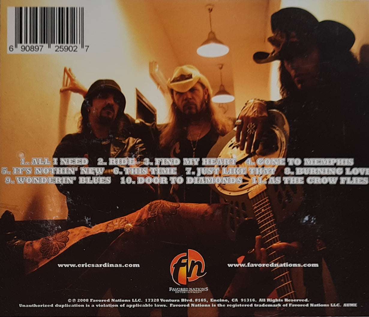 Eric Sardinas and Big Motor CD