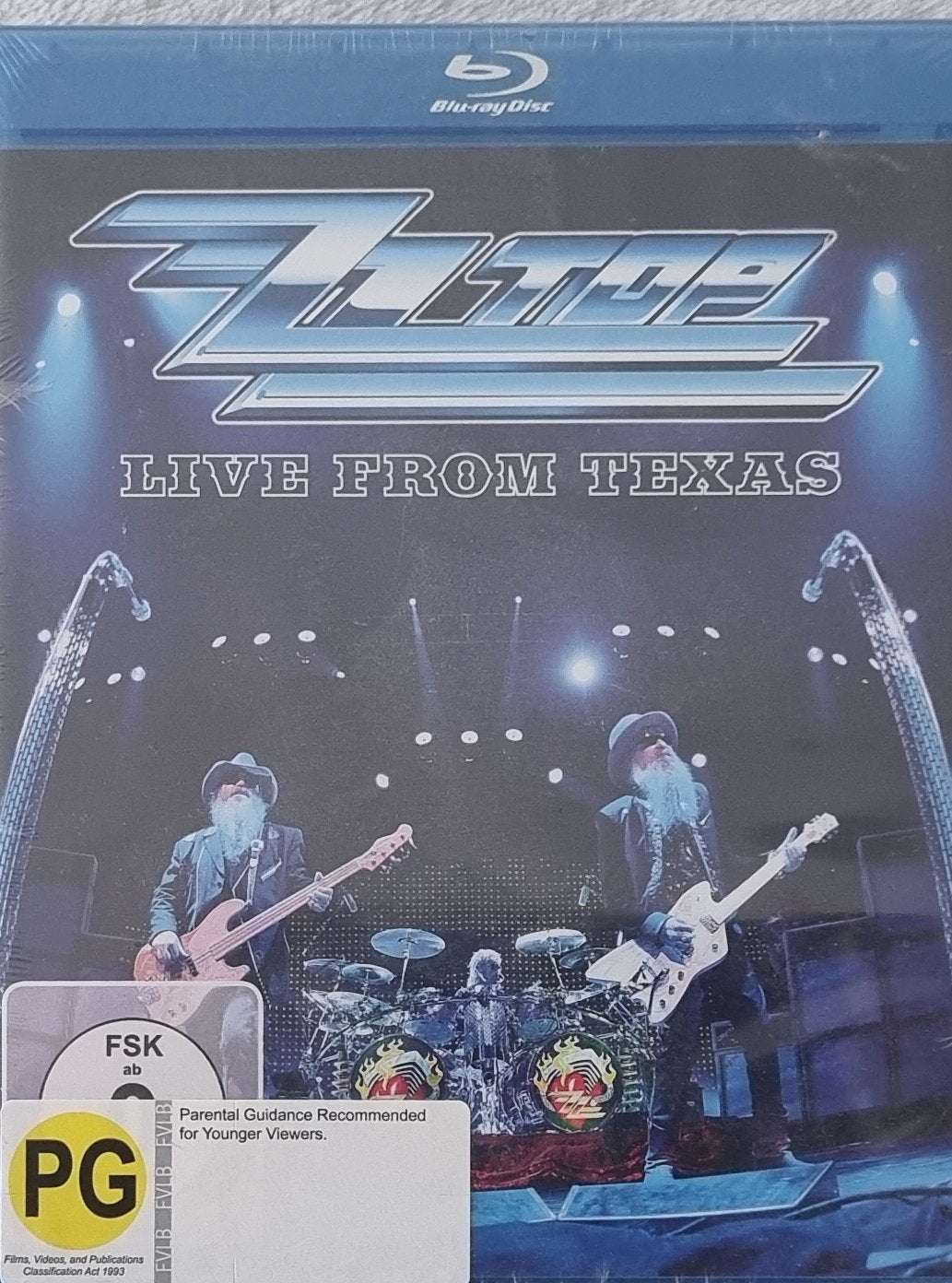 ZZ Top Live from Texas Blu Ray Brand New