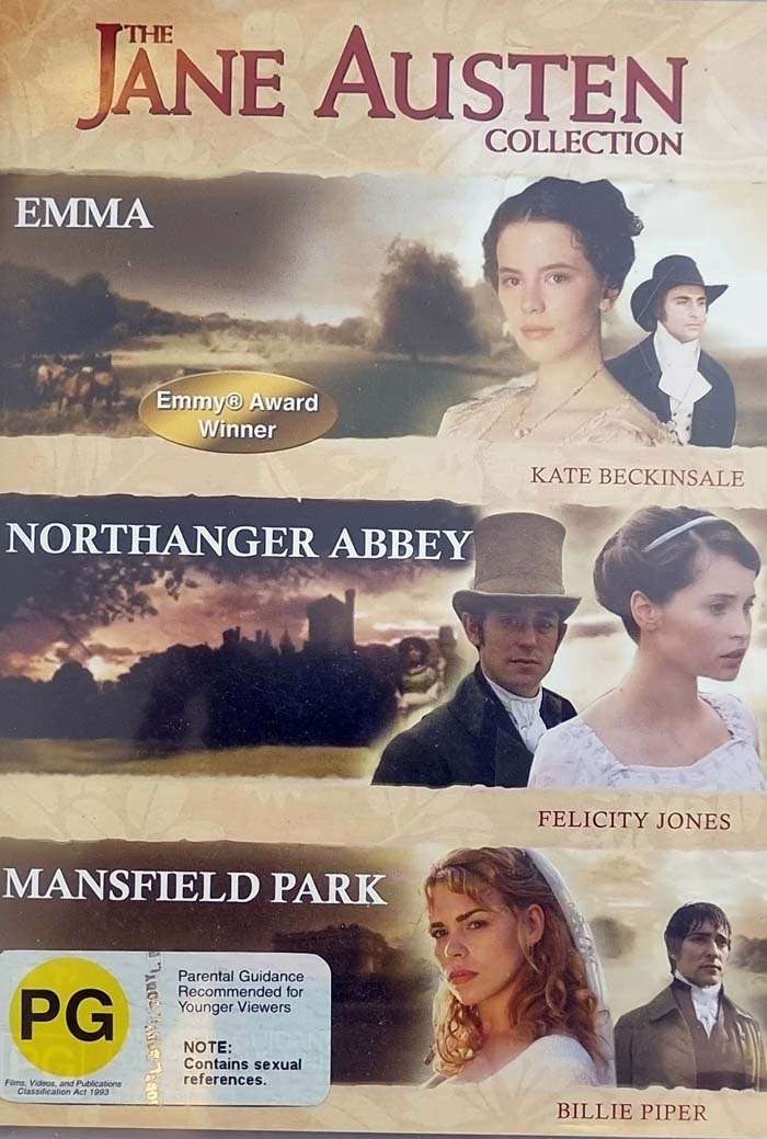 Jane Austen Collection - Emma, Northanger Abbey, Mansfield Park DVD