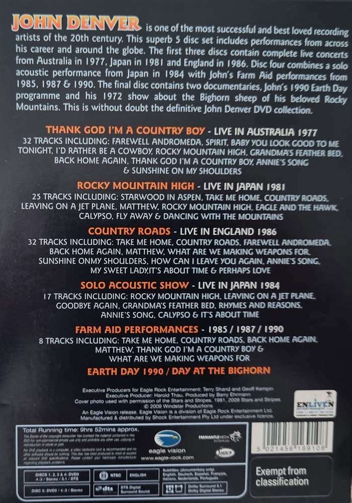 John Denver - Around the World Live DVD