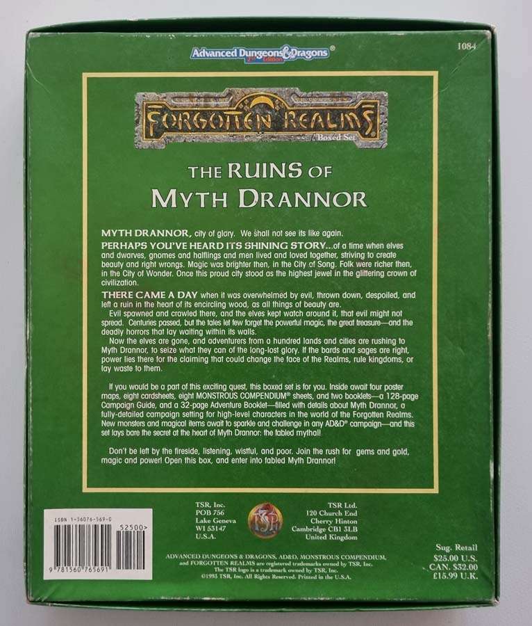 AD&D: Forgotten Realms The Ruins of Myth Drannor