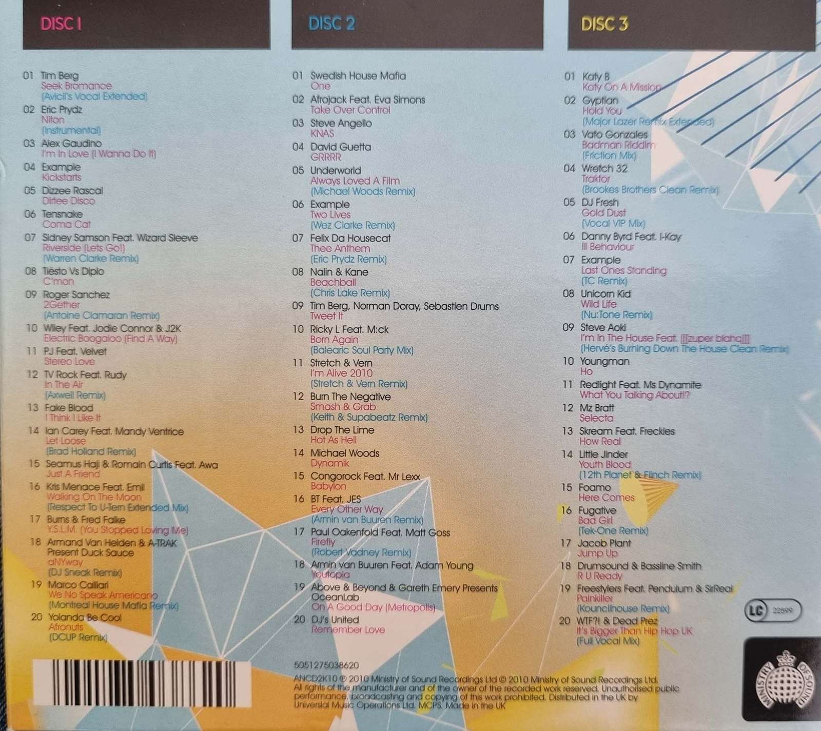 Ministry of Sound - The Annual 2011 CD