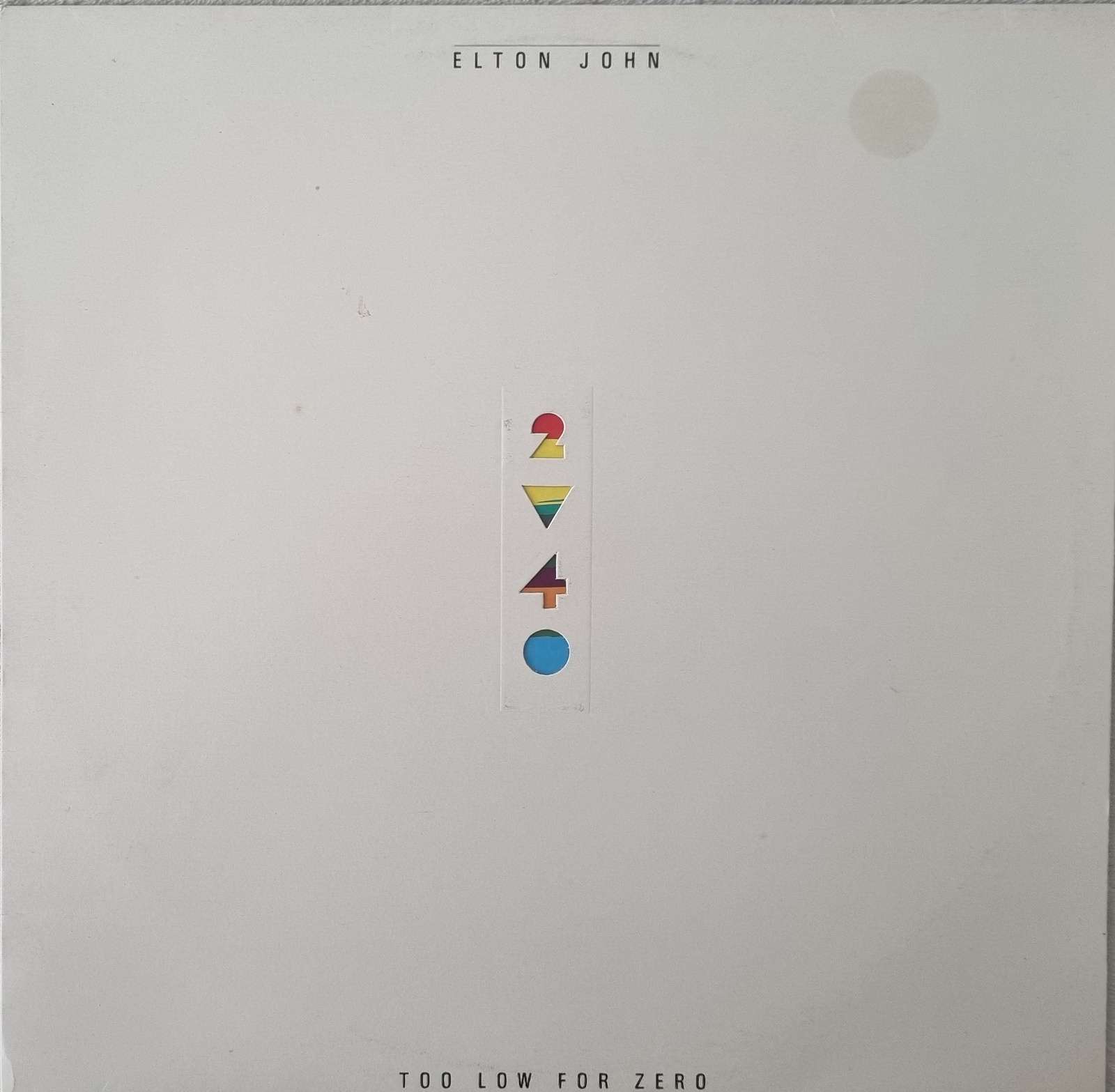 Elton John - Too Low For Zero LP