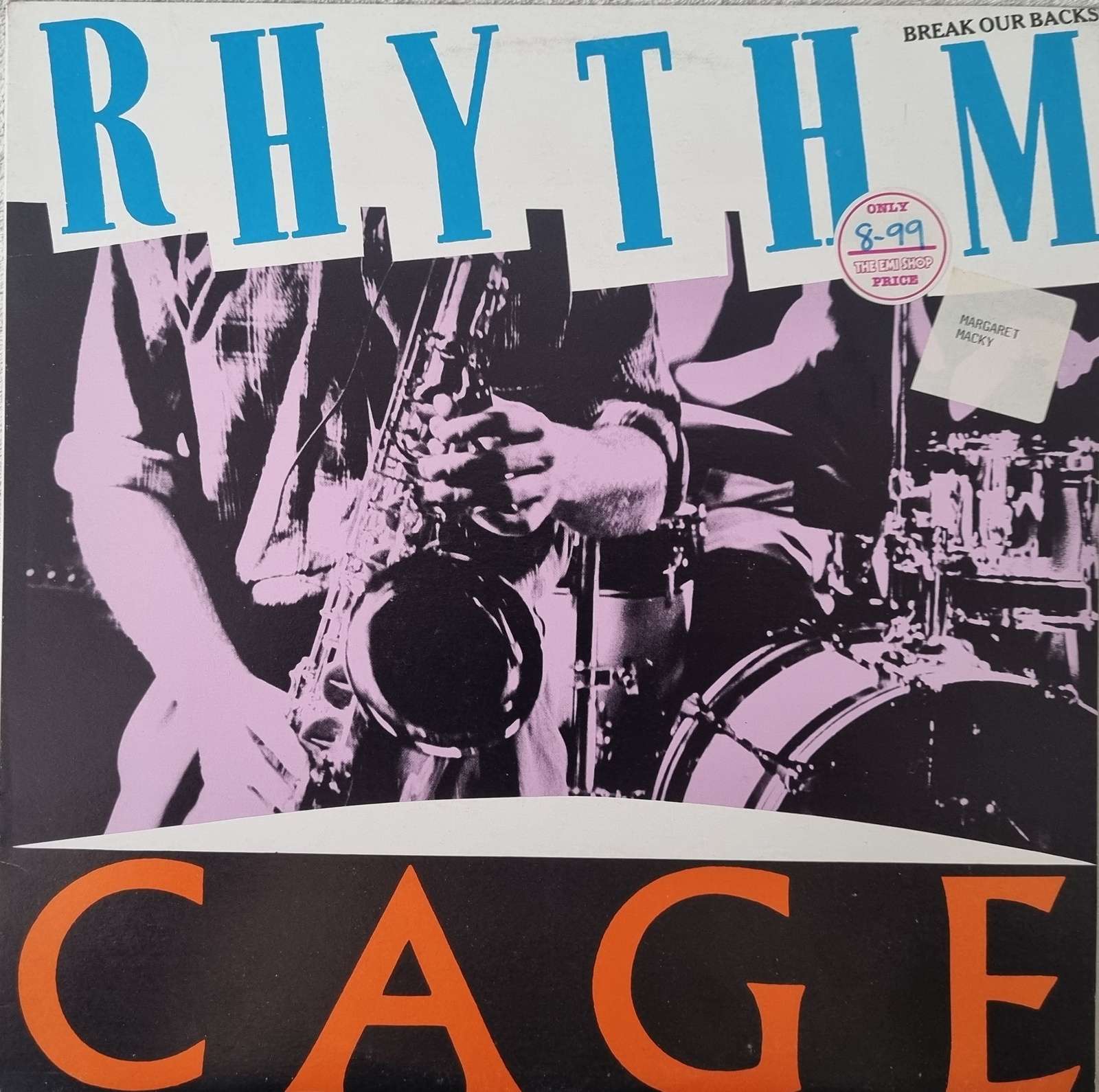 Rhythm Cage - Break our Backs (12 inch single)