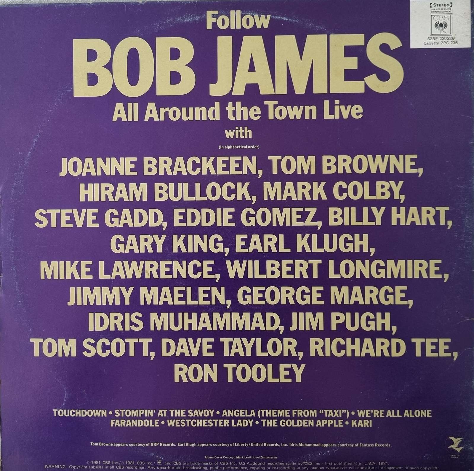 Bob James - All Around the Town LP