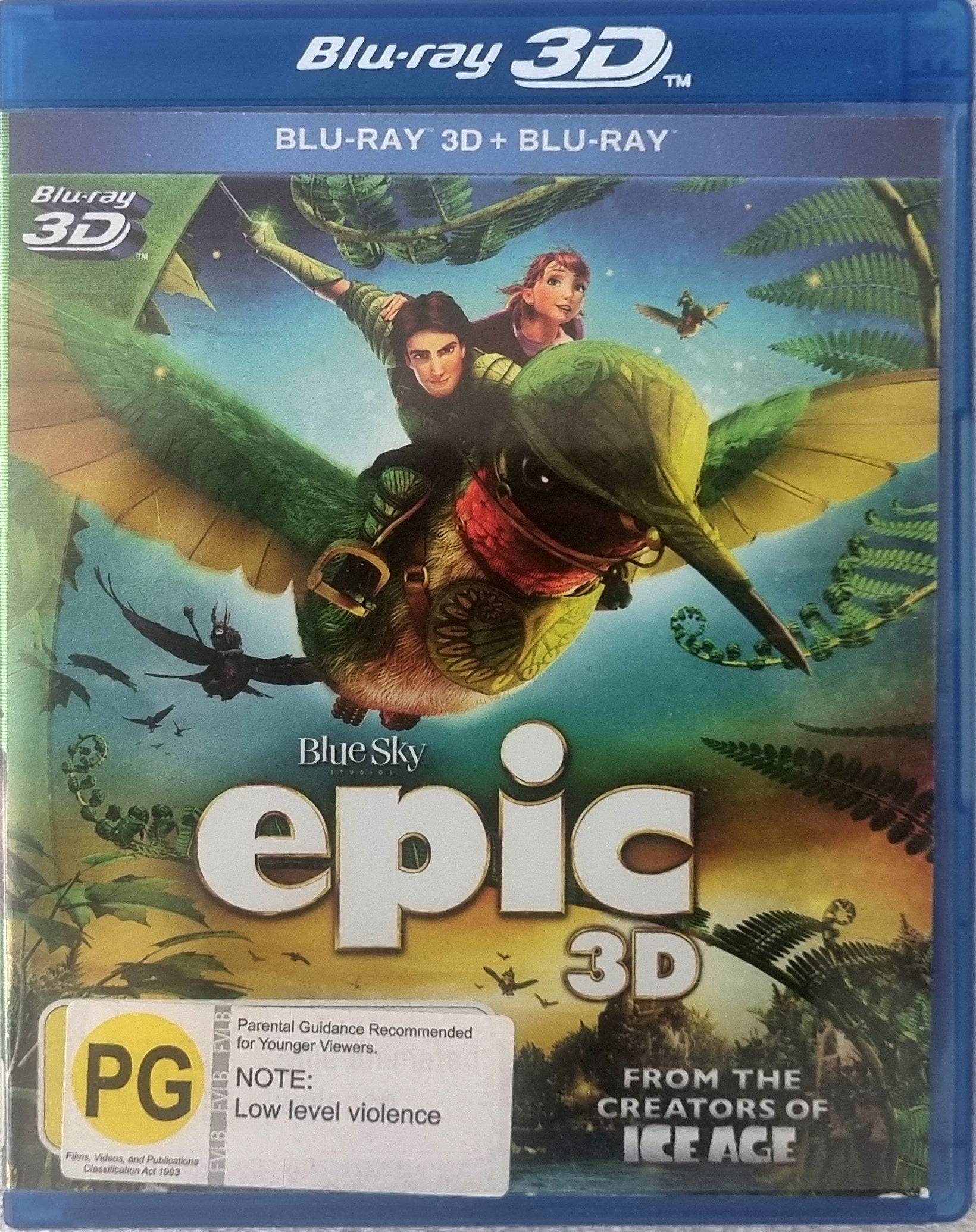 Epic 3D + 2D (Blu Ray)