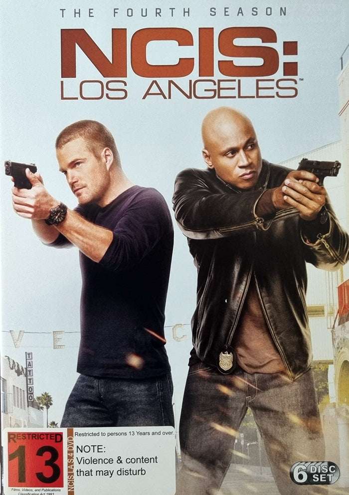 NCIS Los Angeles Complete Fourth Season 4 DVD