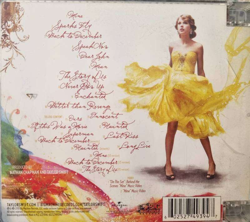Taylor Swift - Speak Now - Deluxe Edition CD