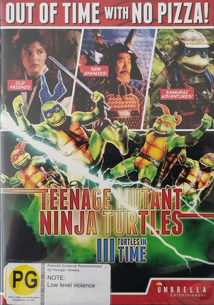 Teenage Mutant Ninja Turtles III - Turtles in Time DVD