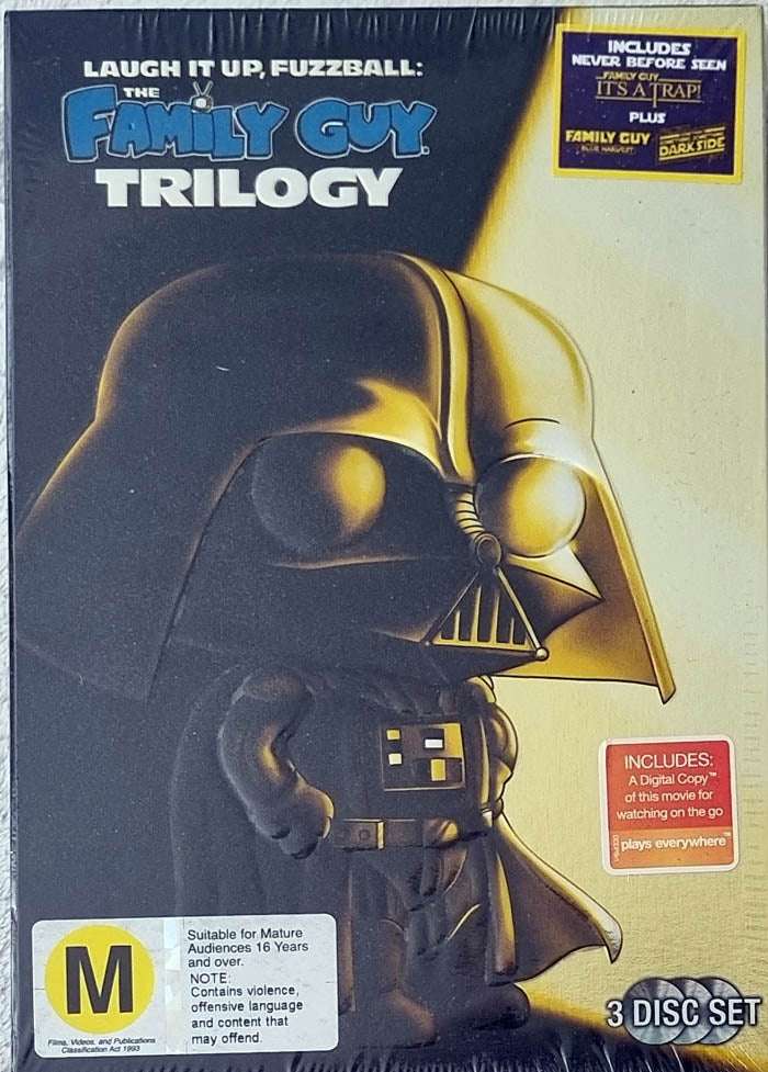 Laugh it Up Fuzzball The Family Guy Trilogy DVD Brand New