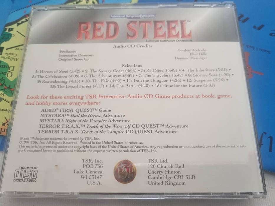 Advanced Dungeons and Dragons: Red Steel - Includes CD