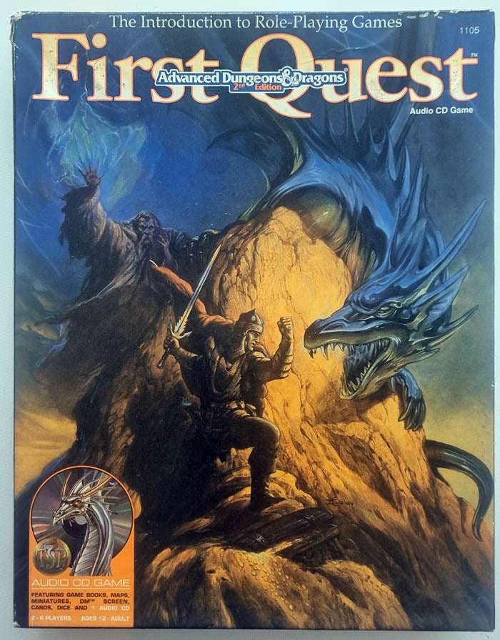 Advanced Dungeons and Dragons: First Quest Audio CD Game