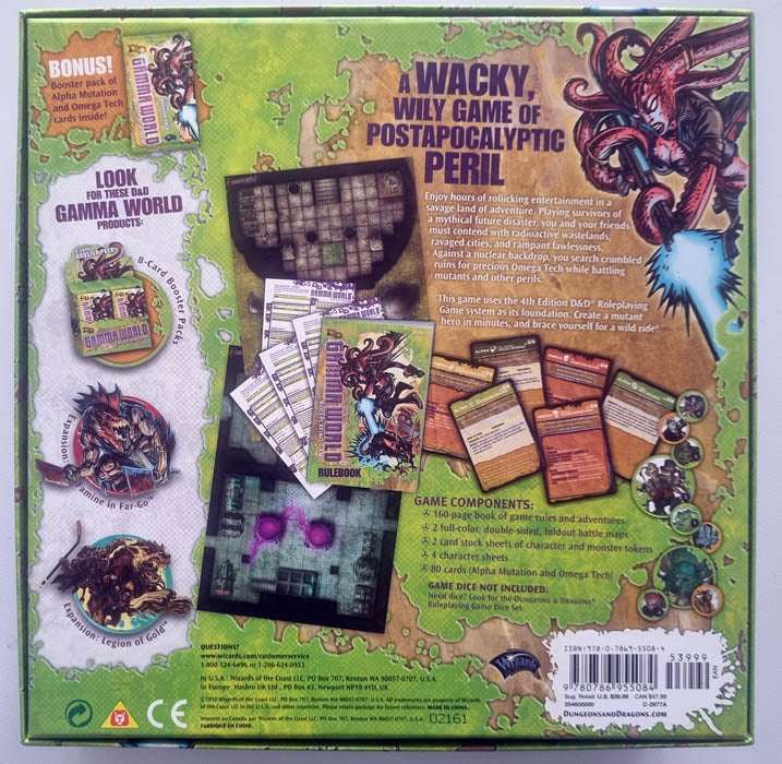 Dungeons and Dragons: Gamma World Roleplaying Game