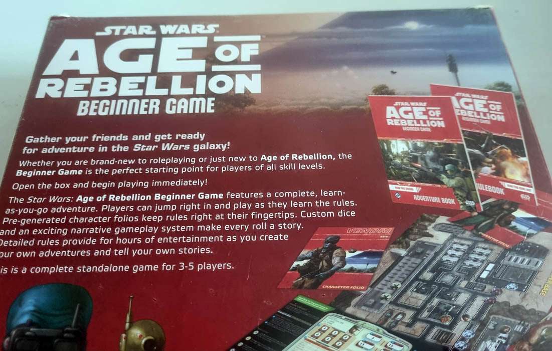 Star Wars: Age of Rebellion Beginner Game Stand Alone RPG Sealed