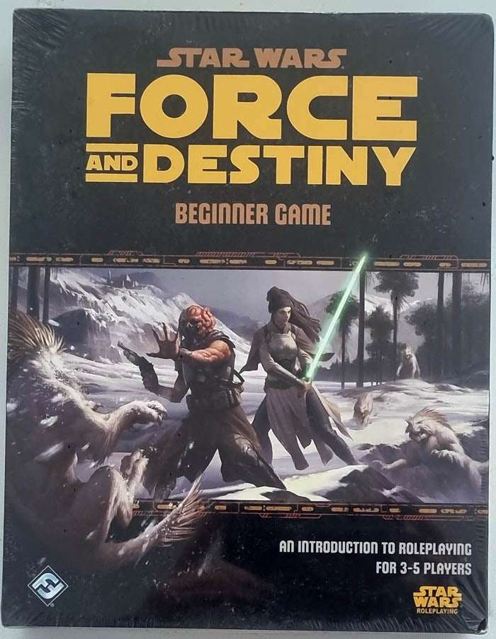 Star Wars: Force and Destiny Beginner Game Stand Alone RPG Sealed