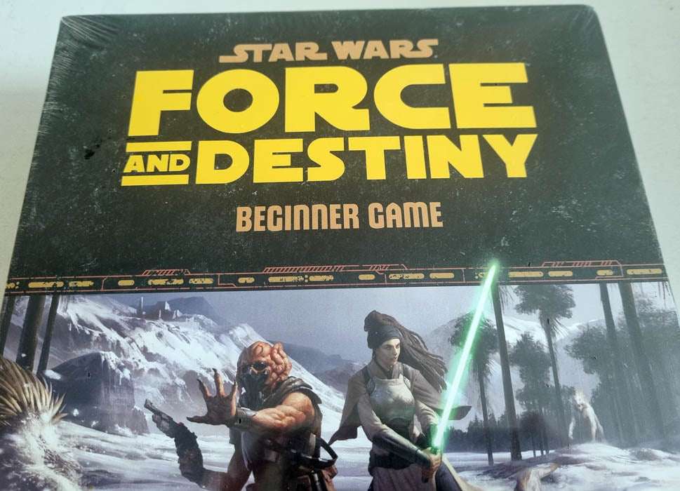 Star Wars: Force and Destiny Beginner Game Stand Alone RPG Sealed