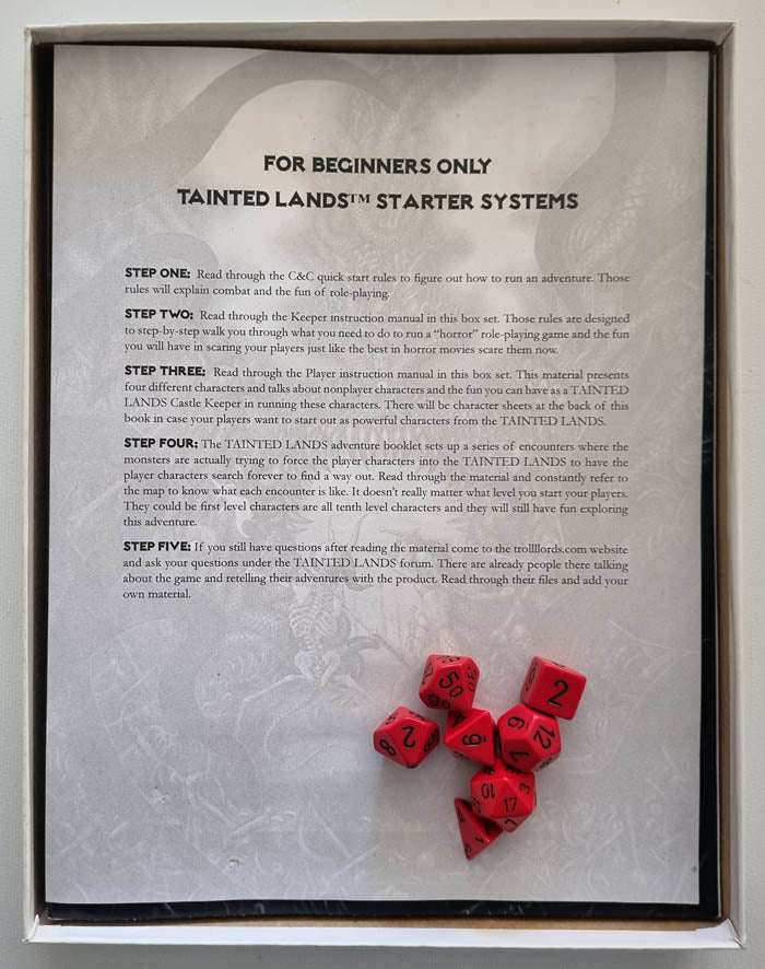 Tainted Lands - Troll Lord Games Role Playing Game