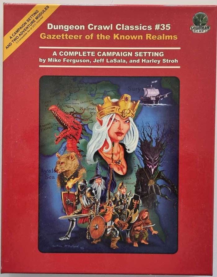 Dungeon Crawl Classics #35 Gazetteer of the Known Realms Box Set