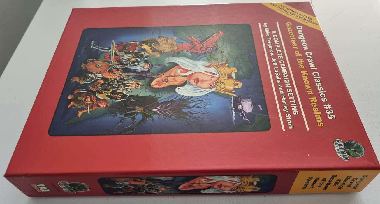 Dungeon Crawl Classics #35 Gazetteer of the Known Realms Box Set