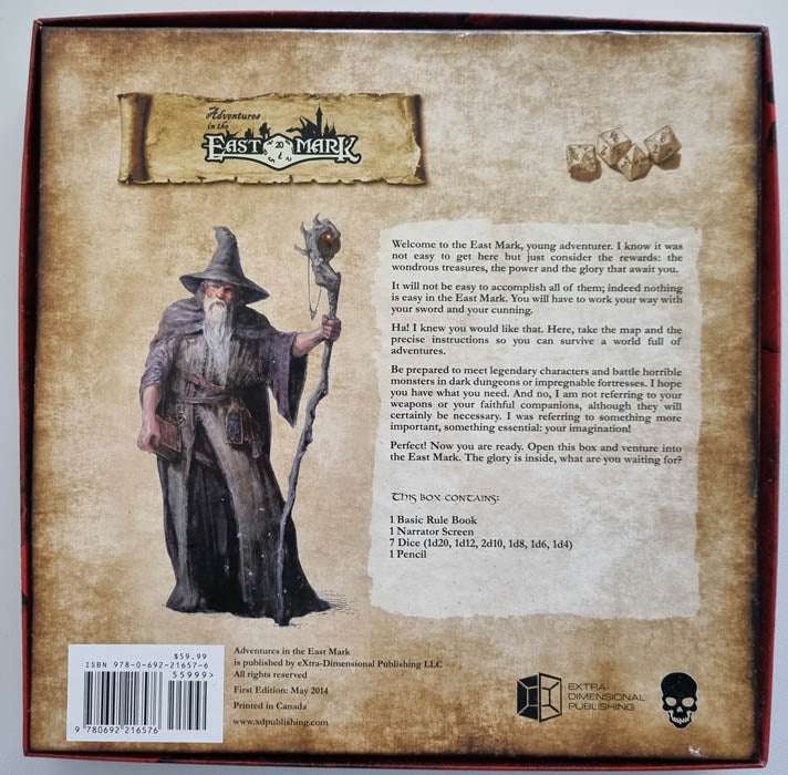 Adventures in the Eastmark - Basic Rule Set Role Playing Game