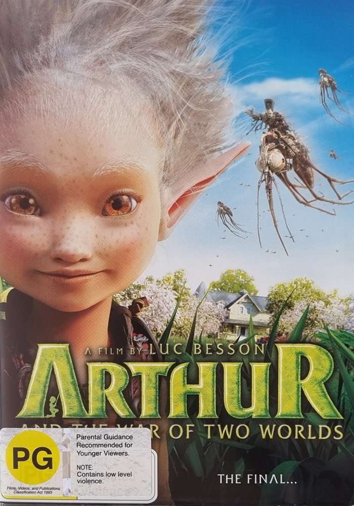 Arthur and the War of Two Worlds DVD
