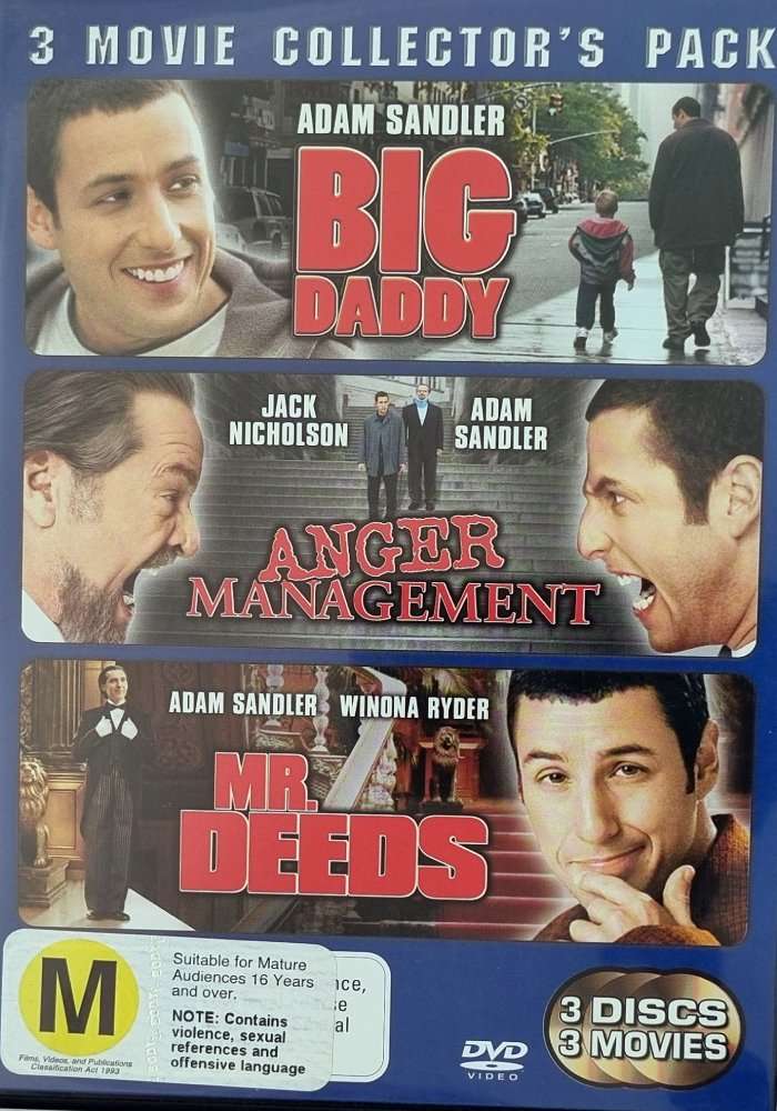 Big Daddy / Anger Management / Mr. Deeds DVD
